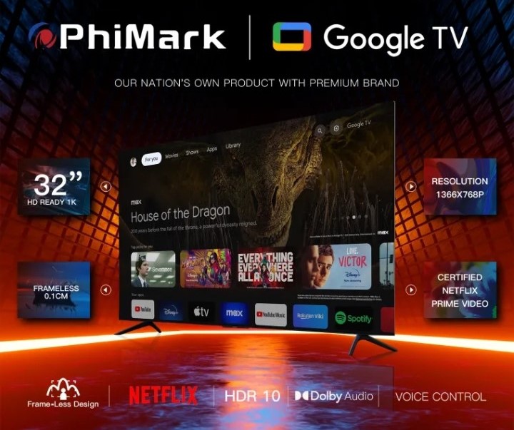 PHIMARK PM32PH 32″ HD ANDROID TV