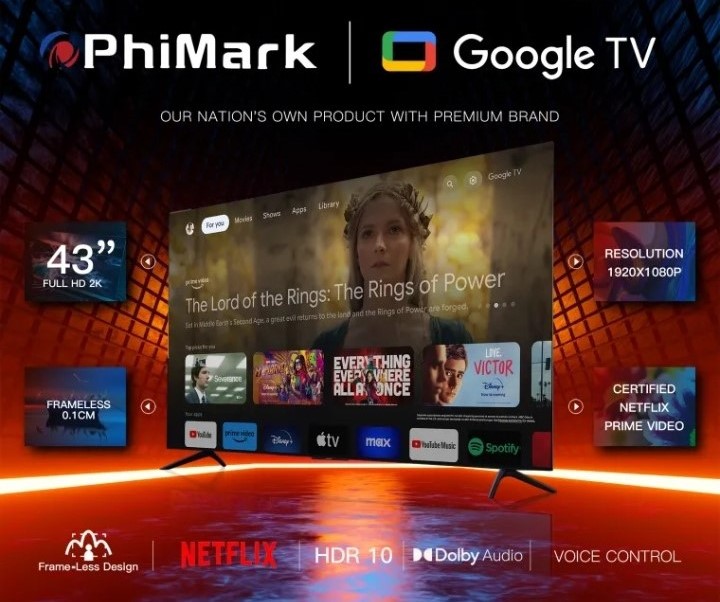PHIMARK PM43PH 43″ FHD ANDROID TV